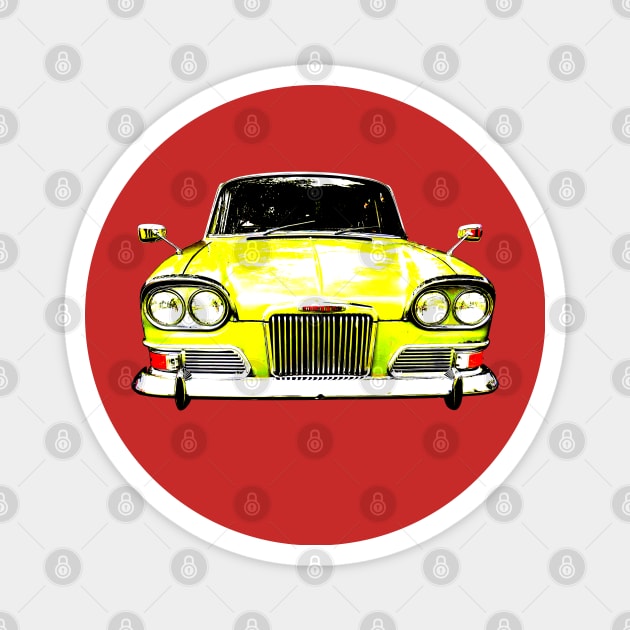 Humber Sceptre Mk1 1960s British classic car high contrast Magnet by soitwouldseem